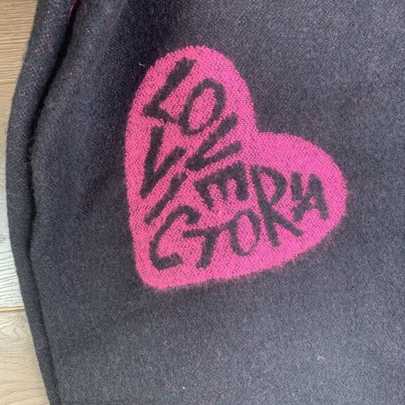 Victoria Secret Winter Angel Love Victoria Scarf 53 X 60” - Picture 2 of 6